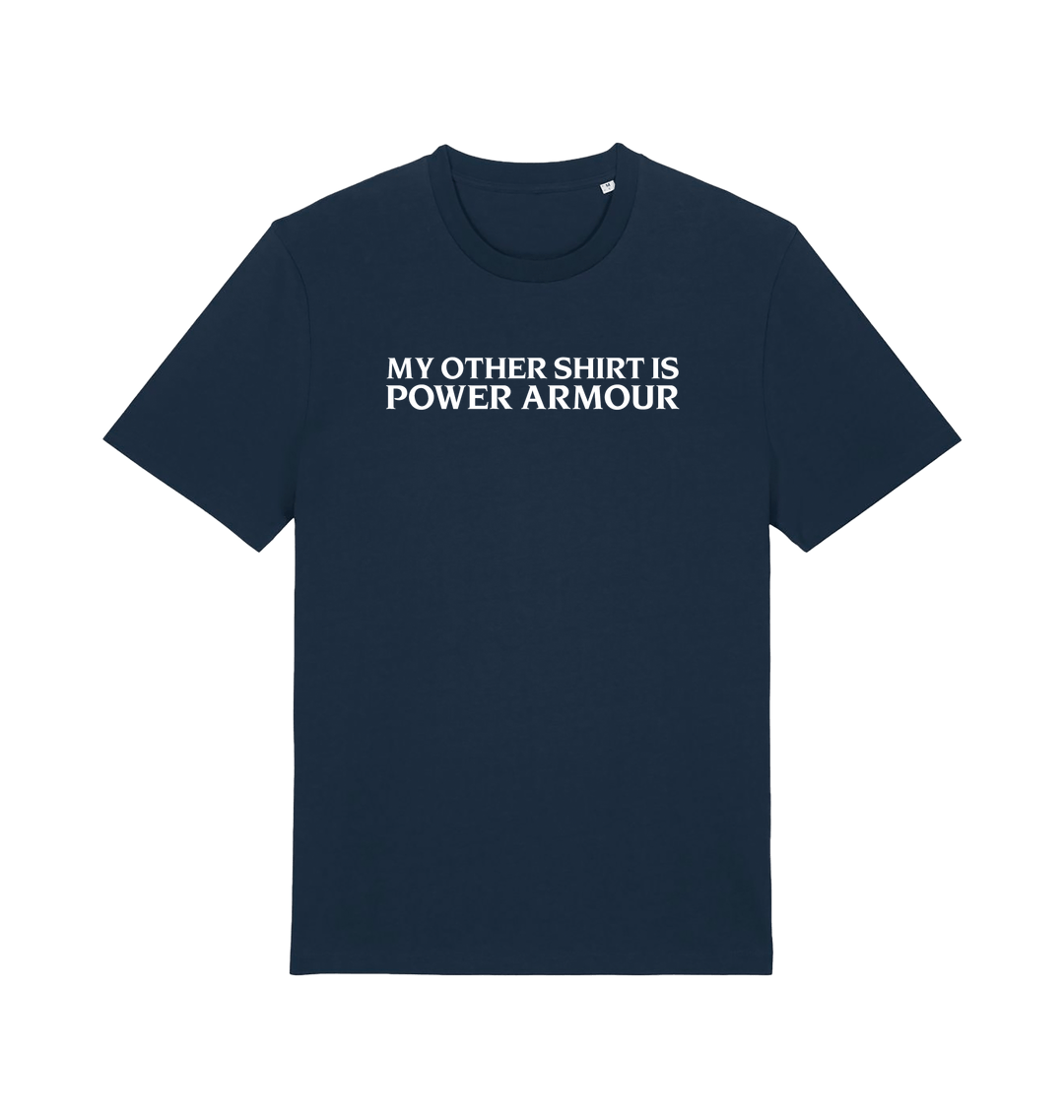 French Navy Printed T-shirt Front